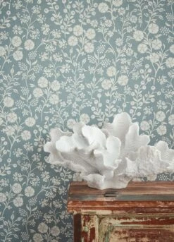 Tapete Jessica Grünblau -Tapetengeschäft Jessica B 822051 2880x1440