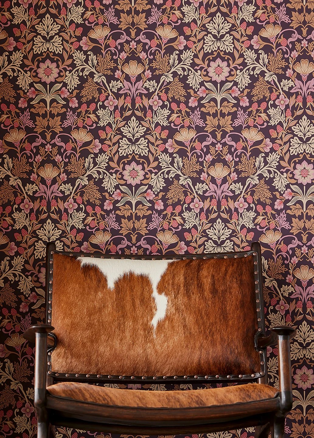 Tapete Josefin Schwarzrot 1 Tapete Josefin Schwarzrot