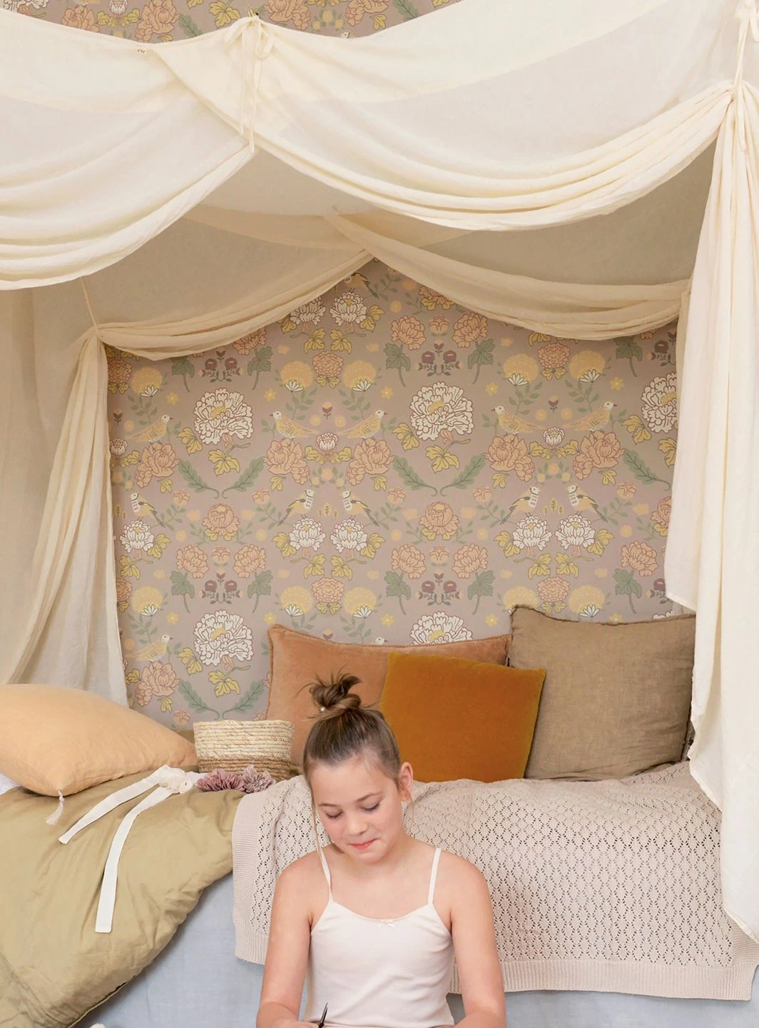 Tapete June Hellgraubeige 3 Tapete June Hellgraubeige – Bild 3