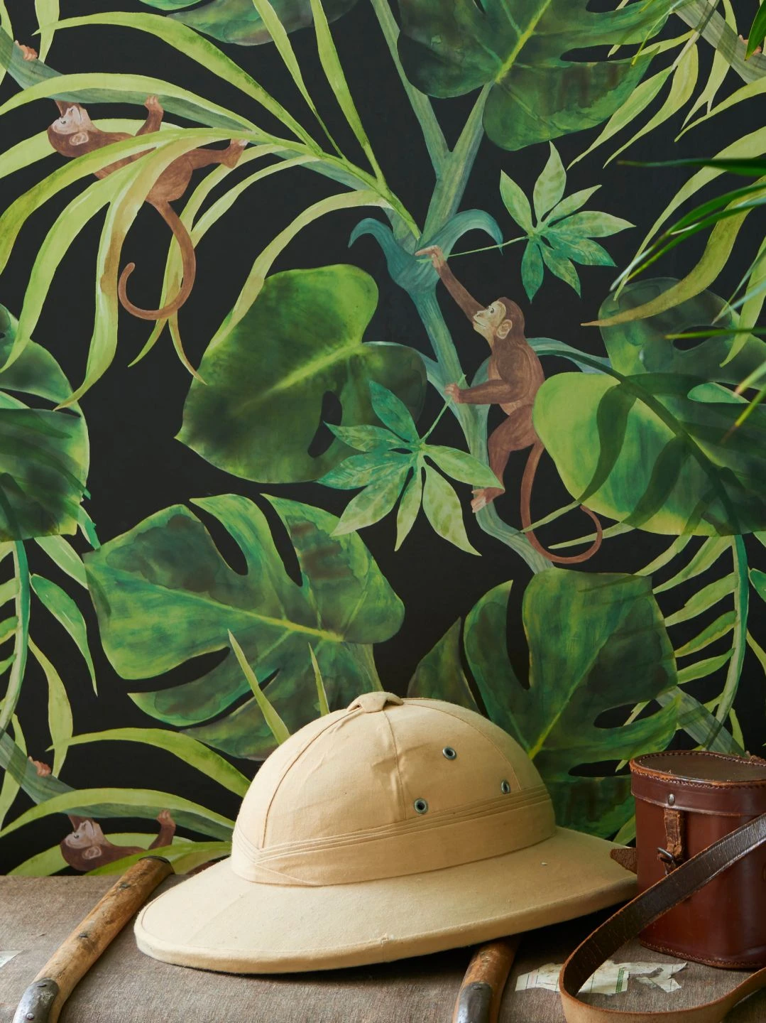 Tapete Jungle Jim Schwarz 1 Tapete Jungle Jim Schwarz