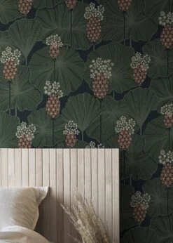 Tapete Kagome Grüntöne