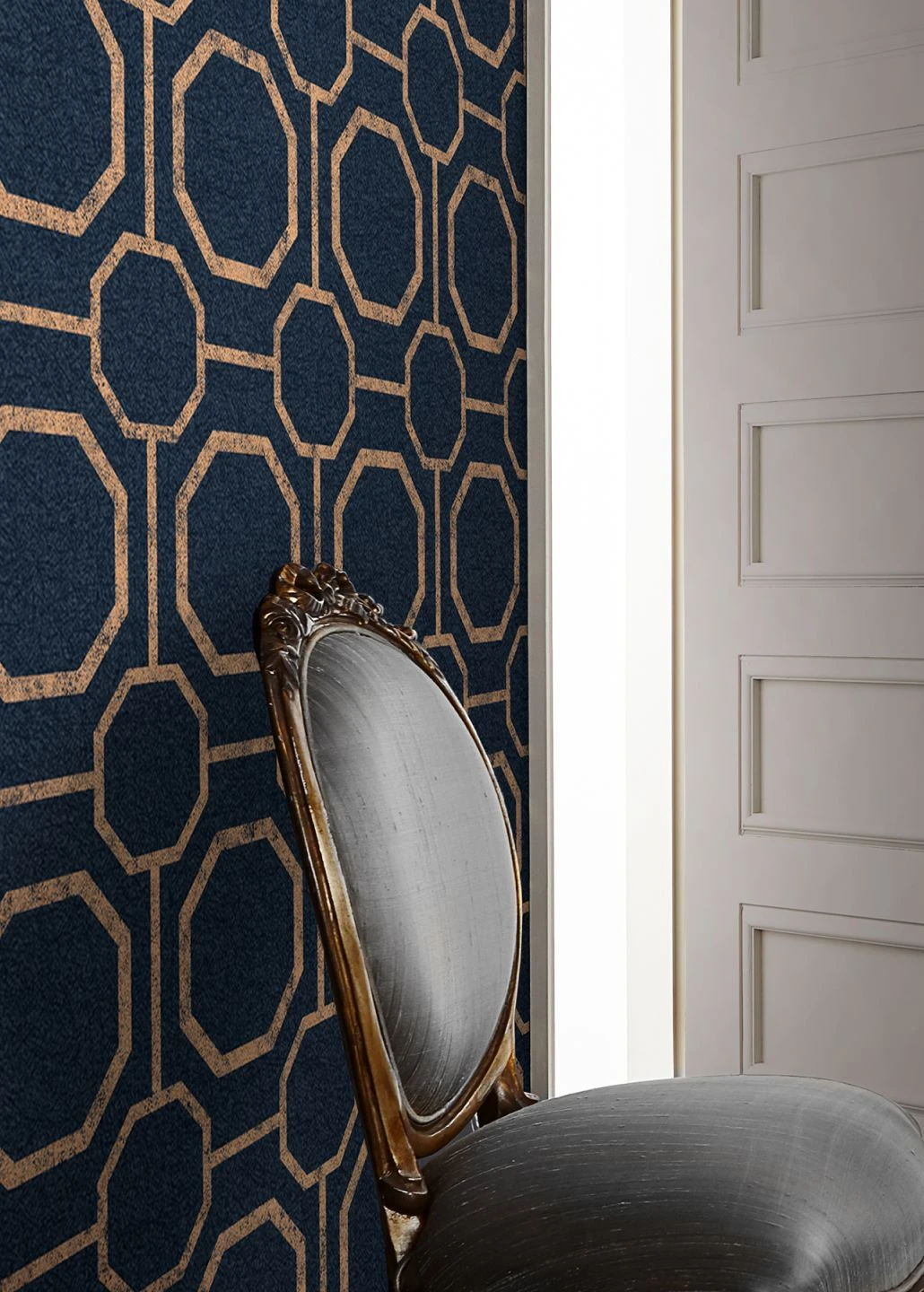 Tapete Kalea Dunkelblau 4 Tapete Kalea Dunkelblau - Image 4