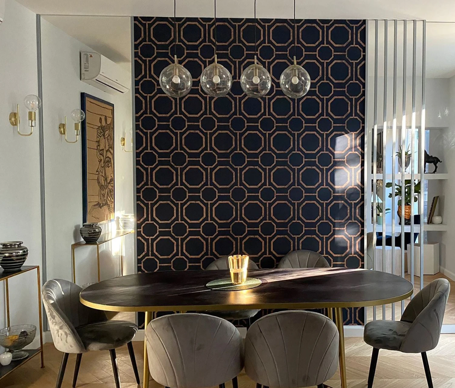 Tapete Kalea Dunkelblau 5 Tapete Kalea Dunkelblau - Image 5