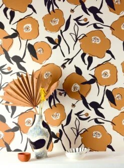 Tapete Kanoko Lehmbraun -Tapetengeschäft Kanoko A 625974 2880x1440