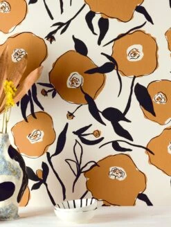 Tapete Kanoko Lehmbraun