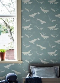 Tapete Keiko Hellblaugrau -Tapetengeschäft Keiko B 452321 2880x1440