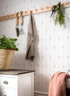 Tapete Kelapa Rubinrot -Tapetengeschäft Kelapa C 491181 2880x1440