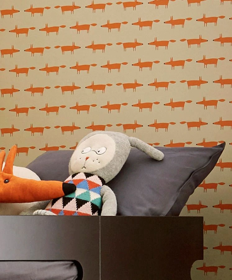 Tapete Kids Foxes Rotorange 1 Tapete Kids Foxes Rotorange