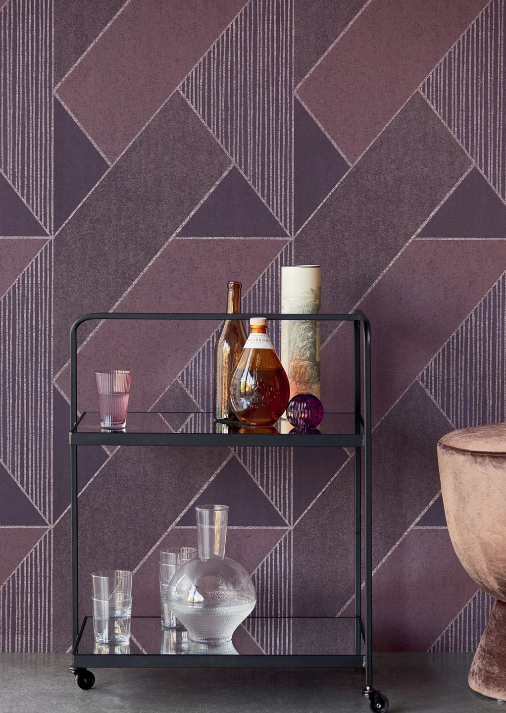 Tapete Kolana Violetttöne