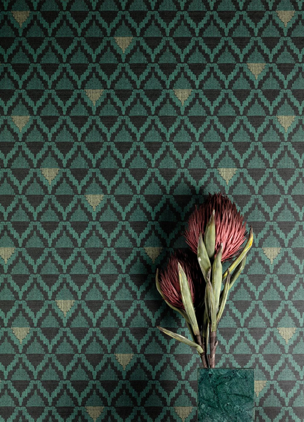 Tapete Kurumba Patinagrün 4 Tapete Kurumba Patinagrün – Bild 4