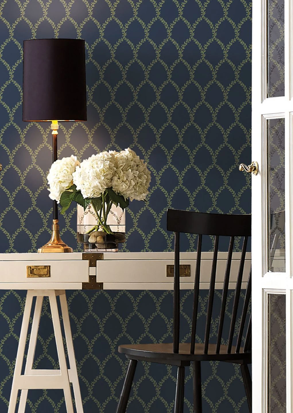 Tapete Laurelia Graublau 3 Tapete Laurelia Graublau – Bild 3