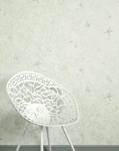 Versace Tapete Laurin Grünweiss -Tapetengeschäft Laurin A 410621 2880x1440