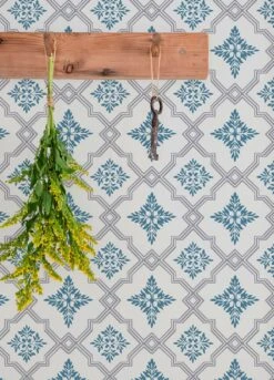 Tapete Lavinia Azurblau