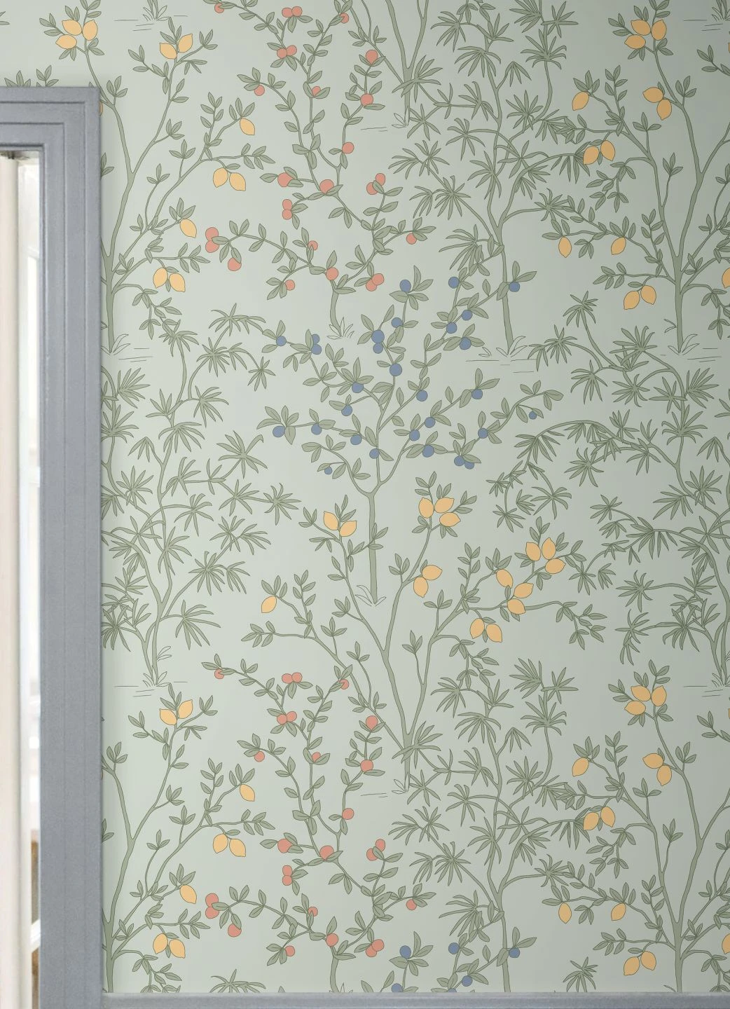 Selbstklebende Tapete Lemon Grove Hellgrün 1 Selbstklebende Tapete Lemon Grove Hellgrün