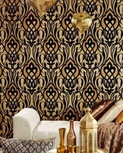 Tapete Letona Sandgelb -Tapetengeschäft Letona B 820712 2880x1440