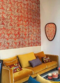 Tapete Lhamo Rotorange 17 Tapete Lhamo Rotorange -Tapetengeschäft Lhamo K 325109 2880x1440