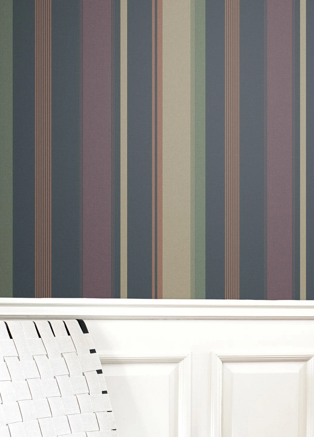 Tapete Lilly Dunkelblau 3 Tapete Lilly Dunkelblau – Bild 3