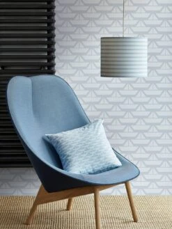 Tapete Limba Blassblau -Tapetengeschäft Limba B 391101 2880x1440