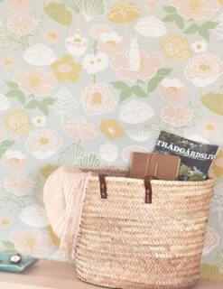 Tapete Little Light Blassgrau