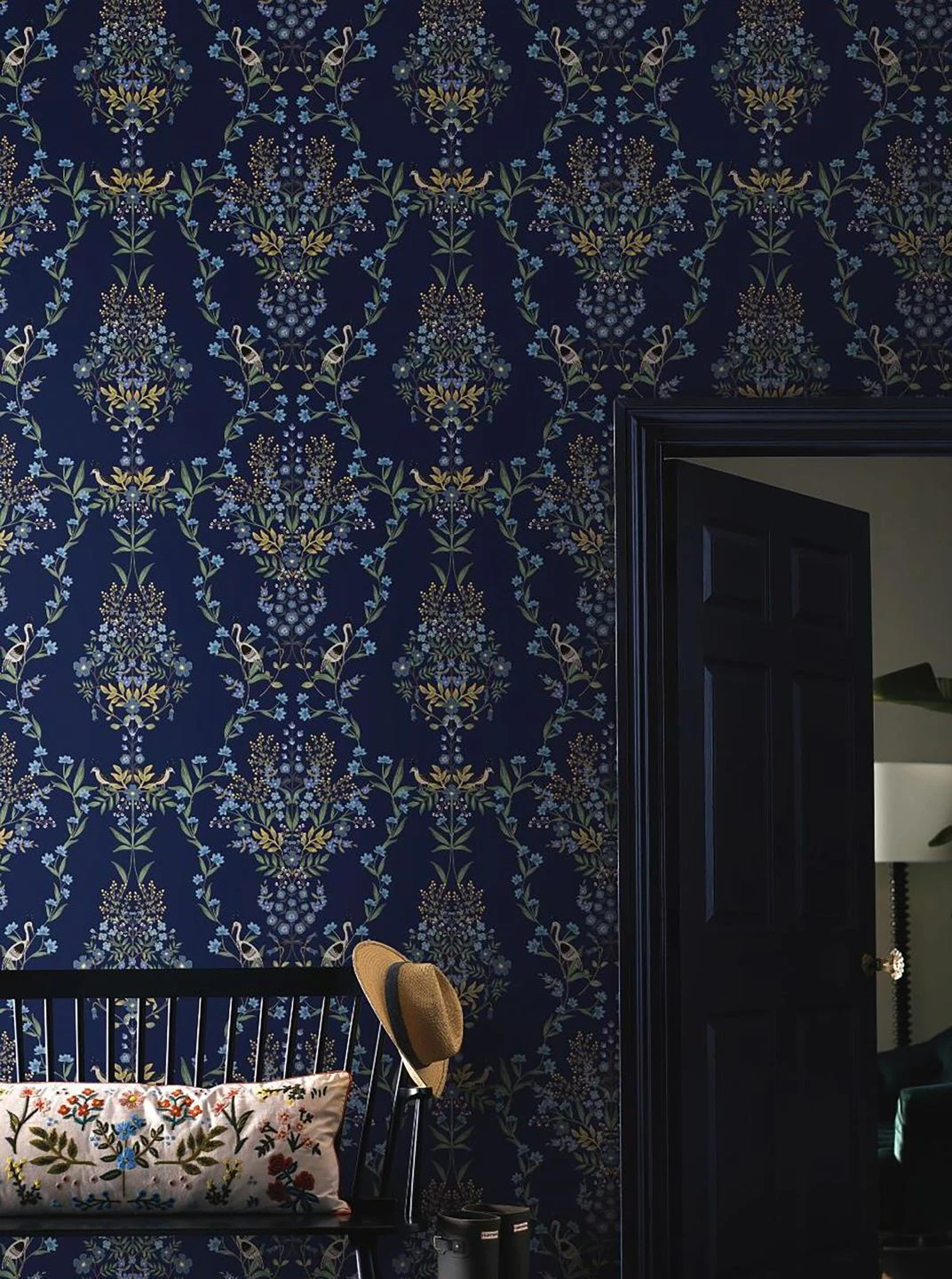 Selbstklebende Tapete Luxembourg Stahlblau 3 Selbstklebende Tapete Luxembourg Stahlblau - Image 3