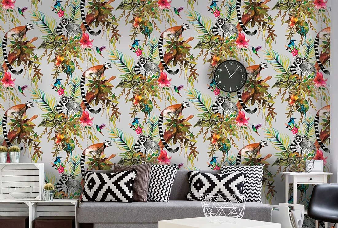 Tapete Madagascar Silber 4 Tapete Madagascar Silber – Bild 4