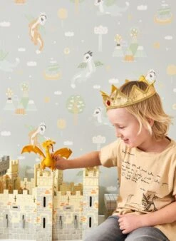 Tapete Magical Adventure Weissgrau