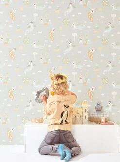 Tapete Magical Adventure Weissgrau -Tapetengeschäft Magical adventure C 389261 2880x1440