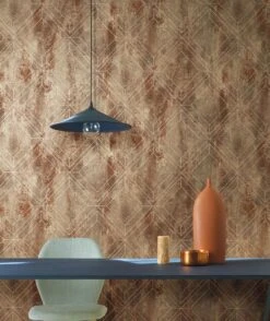 Tapete Malekid Kupferbraun -Tapetengeschäft Malekid B 625034 2880x1440