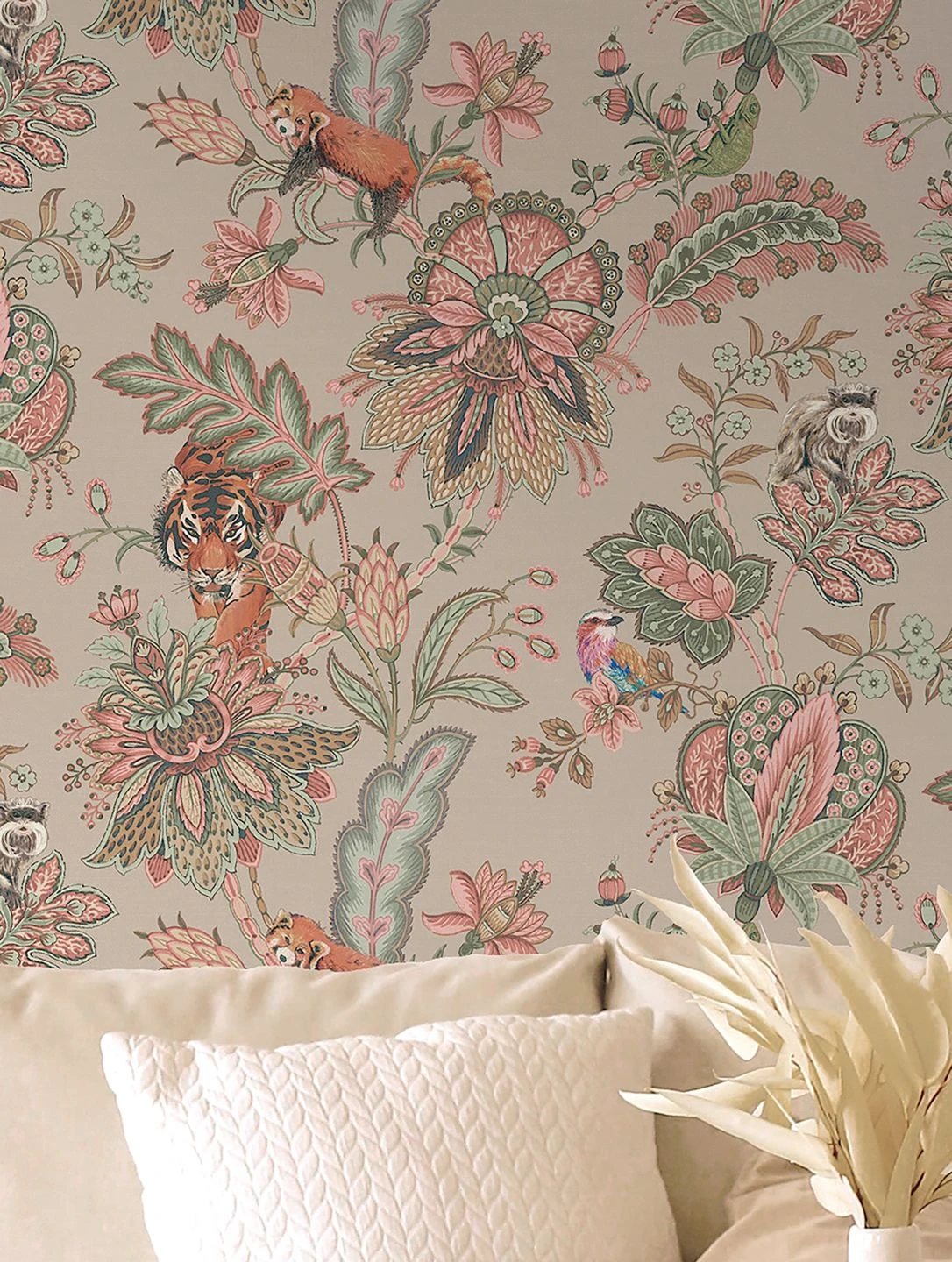 Tapete Manali Beigegrau 3 Tapete Manali Beigegrau – Bild 3