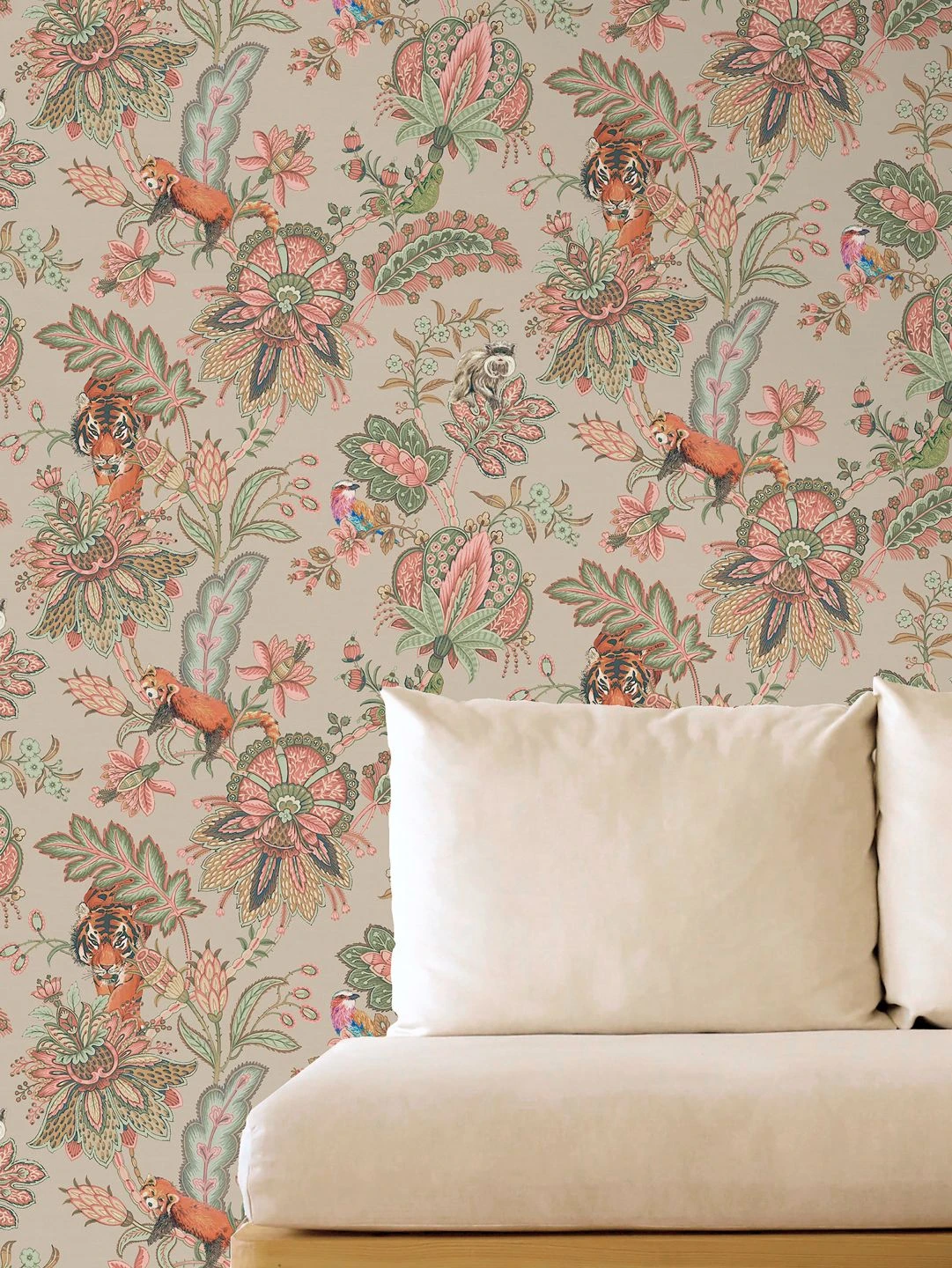 Tapete Manali Beigegrau 4 Tapete Manali Beigegrau – Bild 4