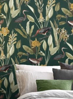 Tapete Medina Dunkelgrün