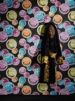 Versace Tapete Medusa Schwarz -Tapetengeschäft Medusa C 410972 2880x1440