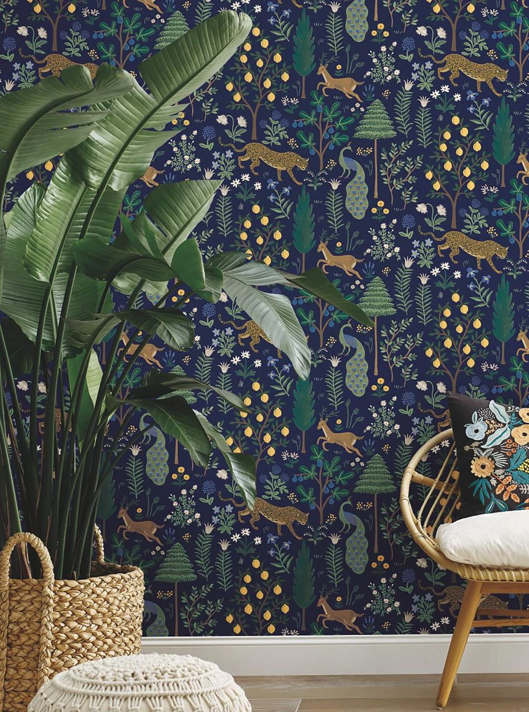 Selbstklebende Tapete Menagerie Stahlblau 2 Selbstklebende Tapete Menagerie Stahlblau - Image 2