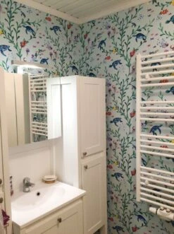 Tapete Miali Zartblau -Tapetengeschäft Miali K 103321 2880x1440