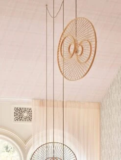 Tapete Miami Plaid Zartrosa -Tapetengeschäft Miami Plaid 452251 2880x1440