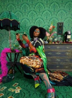 Tapete Mildway Kieferngrün -Tapetengeschäft Mildway G 463231 2880x1440