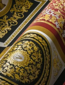 Versace Tapete Minerva Rot 8 Versace Tapete Minerva Rot -Tapetengeschäft Minerva A 410981 2880x1440