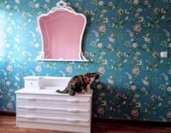 Tapete Miri Blau 7 Tapete Miri Blau -Tapetengeschäft Miri P 821382 2880x1440