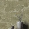 Tapete Mirto Olivgrün