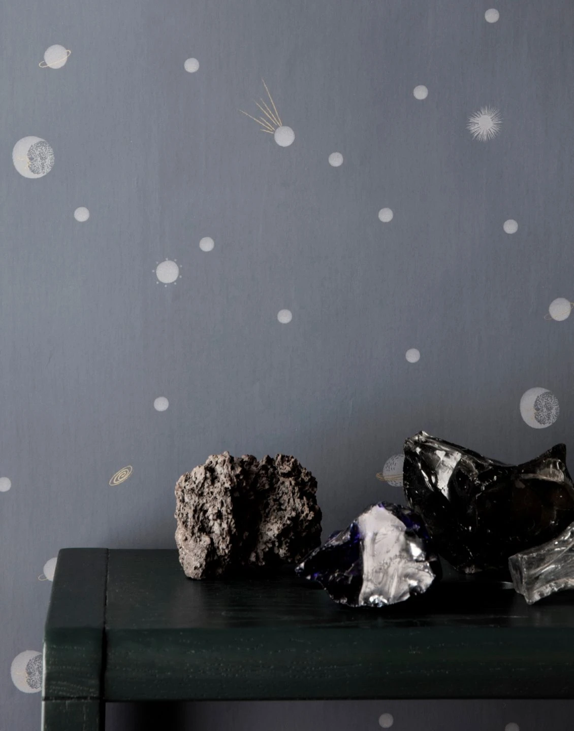 Ferm LIVING Tapete Moon Grau 1 Ferm LIVING Tapete Moon Grau