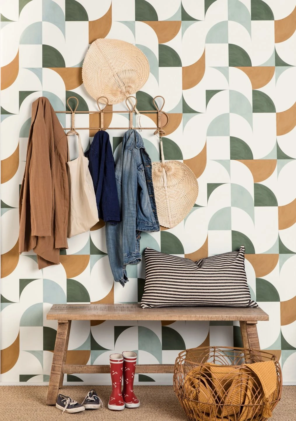 Tapete Moro Olivgrün 3 Tapete Moro Olivgrün – Bild 3