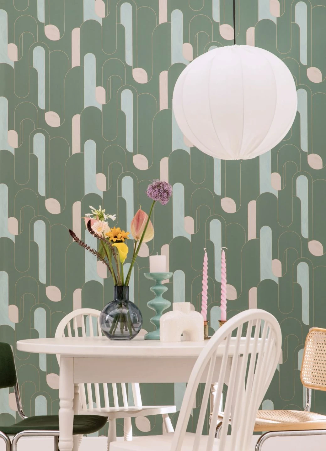 Tapete Morosi Kieferngrün 5 Tapete Morosi Kieferngrün – Bild 5