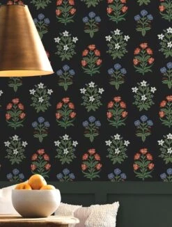 Tapete Mughal Schwarz -Tapetengeschäft Mughal A 790443 2880x1440