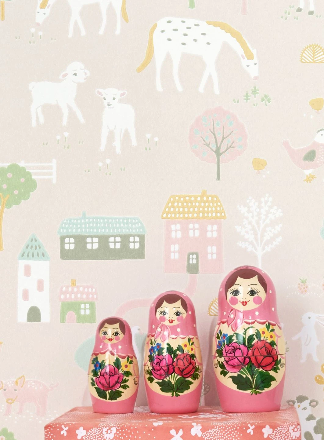 Tapete My Farm Zartrosa 1 Tapete My Farm Zartrosa