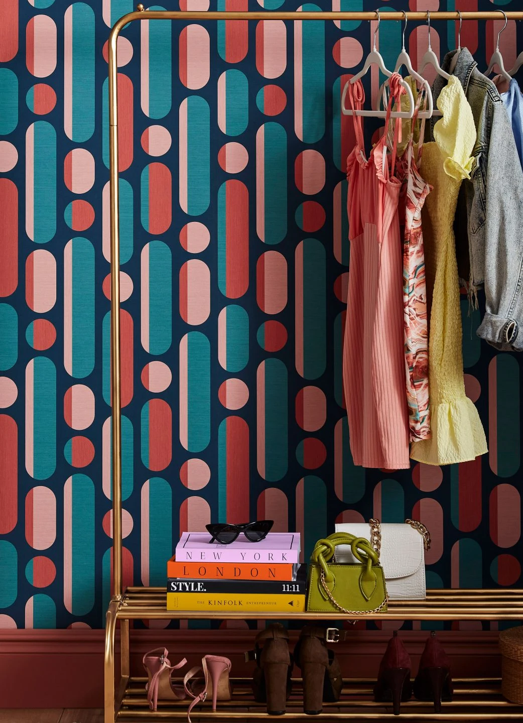 Tapete Neon Neons Türkisblau 1 Tapete Neon Neons Türkisblau