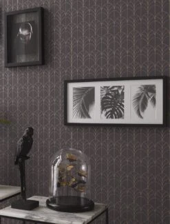 Tapete Ninon Schiefergrau -Tapetengeschäft Ninon B 864271 2880x1440