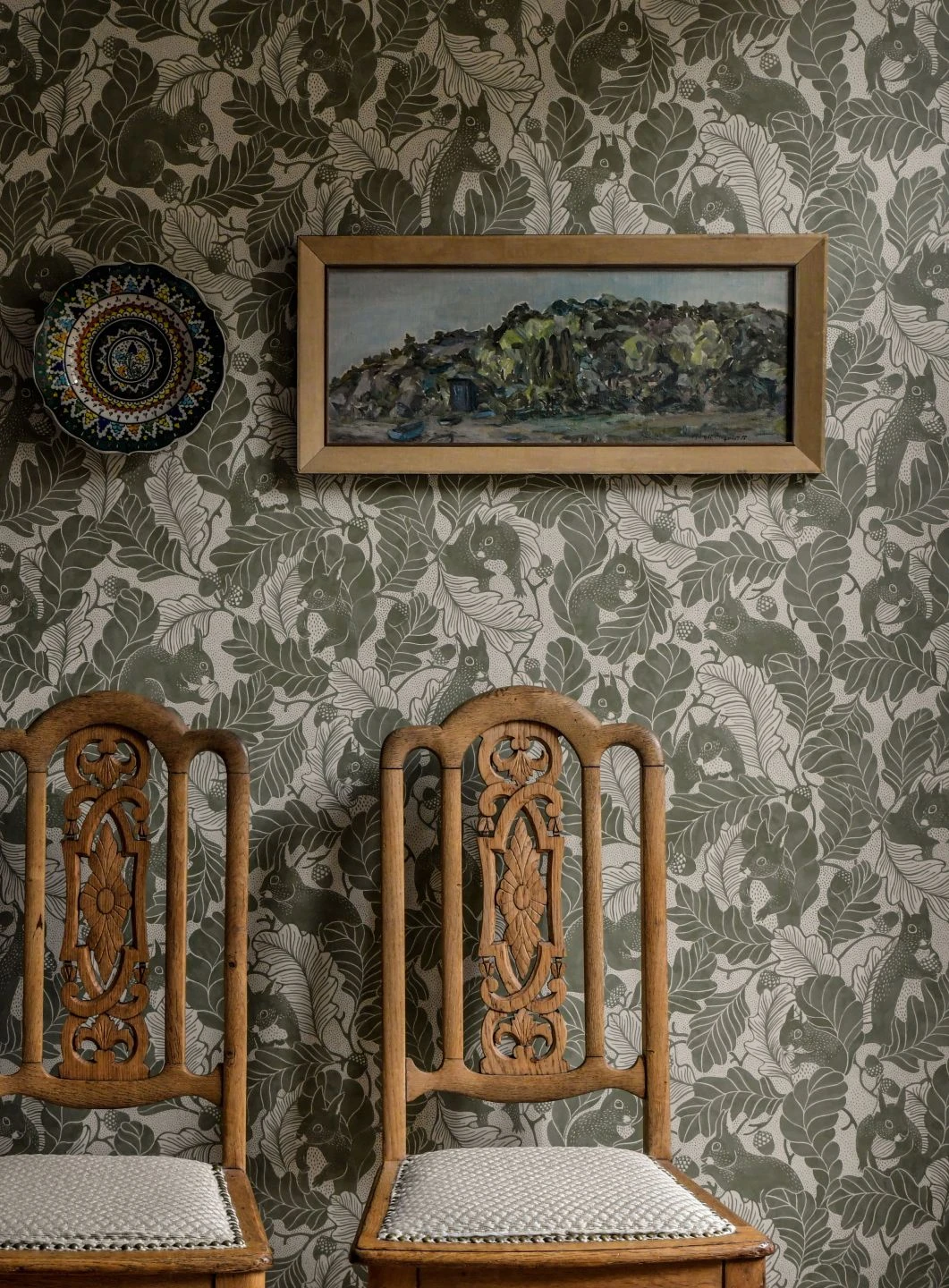 Tapete Oak Tree Tails Blassolivgrün 5 Tapete Oak Tree Tails Blassolivgrün – Bild 5