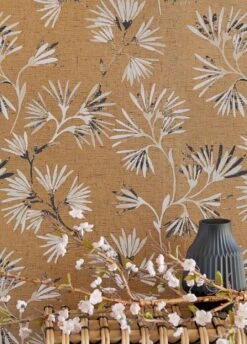 Tapete Oana Braunbeige Schimmer