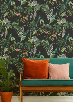 Tapete Oasis Schwarz -Tapetengeschäft Oasis B 431442 2880x1440