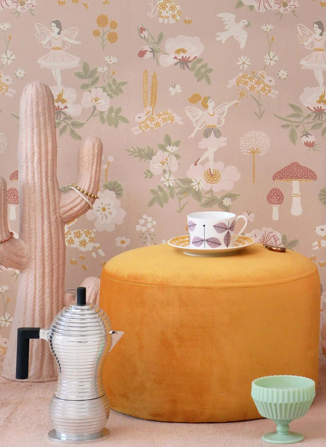 Tapete Old Garden Rosenholz 4 Tapete Old Garden Rosenholz - Image 4